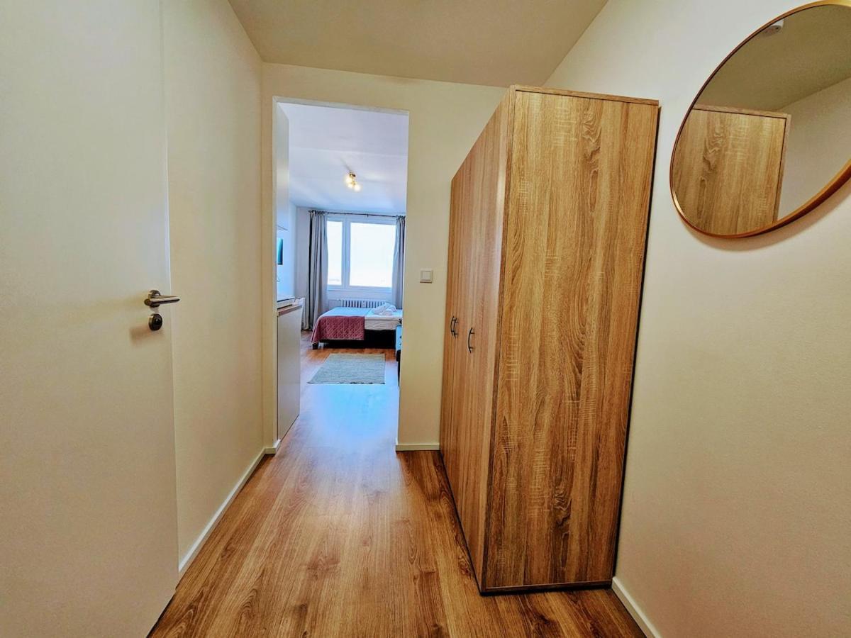 Apartmán Live-inn Cozy For 1-4 Guests, 20 Mins To Center, Lift, Gym, Reception, Parking, Roof Terrace, Game & Party Praha